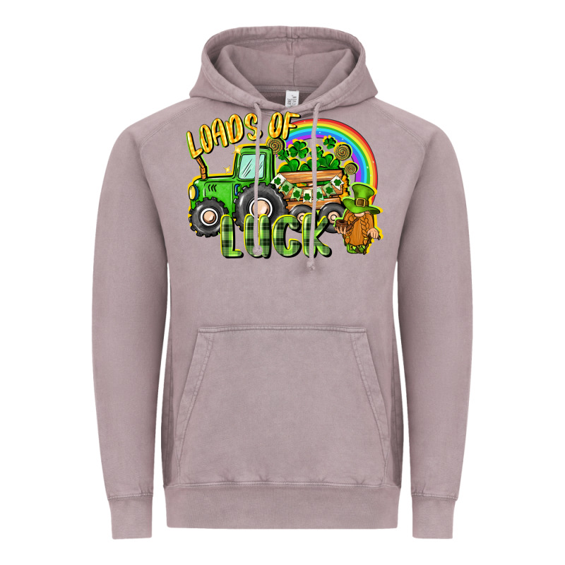 Loads Of Luck Tractor Vintage Hoodie by CowGirlArtShop | Teevron