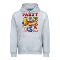 Heather Grey party in the usa Urban Hoodie - AdoDesignShop