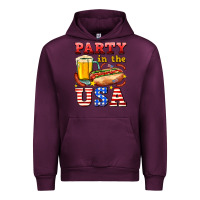 Mauve Wine party in the usa Urban Hoodie - AdoDesignShop