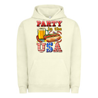Pigment Pistachio party in the usa Urban Hoodie - AdoDesignShop