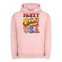 Pigment Salmon party in the usa Urban Hoodie - AdoDesignShop
