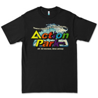 Black Funny Action Park New Jersey 1978 Vintage Premium Tee - longCreatives