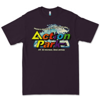 Plum Funny Action Park New Jersey 1978 Vintage Premium Tee - longCreatives