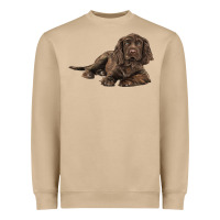 Mushroom Sussex Spaniels llustrations Heavyweight Sweatshirt - LillyAllenDesigns