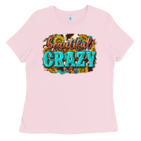 Bubblegum Pink Western Beautiful Crazy Ladies Tee - texasbilliewilder