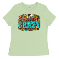 Matcha Western Beautiful Crazy Ladies Tee - texasbilliewilder