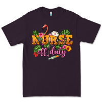 Plum Nurse off duty Premium Tee - NancyCooperArtShop