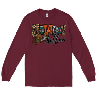 Burgundy cowboy killer Long Sleeve Tee - OliviaCreatesArt