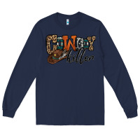 Navy cowboy killer Long Sleeve Tee - OliviaCreatesArt