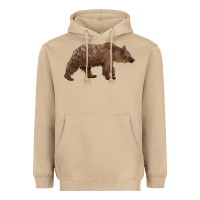 Mushroom bear Heavyweight Hoodie - BarkalooDesign