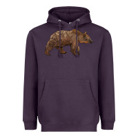 Plum bear Heavyweight Hoodie - BarkalooDesign
