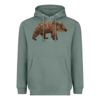 Sage bear Heavyweight Hoodie - BarkalooDesign
