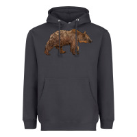 Smoke bear Heavyweight Hoodie - BarkalooDesign