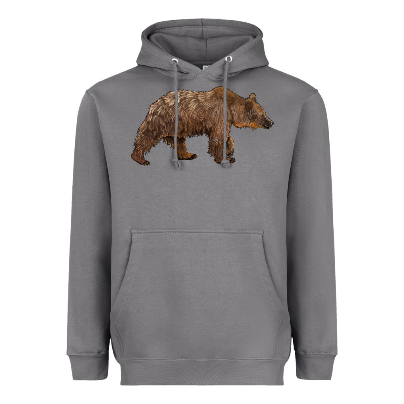 Bear Heavyweight Hoodie by BarkalooDesign | Teevron