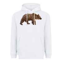 White bear Heavyweight Hoodie - BarkalooDesign
