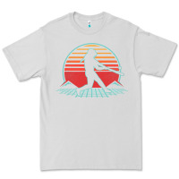 Dove Grey Softball Retro Vintage 80s Style Player Gift Premium Tee - longCreatives