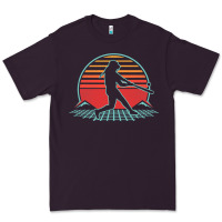 Plum Softball Retro Vintage 80s Style Player Gift Premium Tee - longCreatives