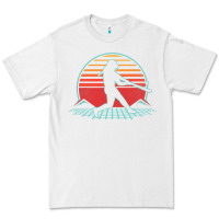 White Softball Retro Vintage 80s Style Player Gift Premium Tee - longCreatives
