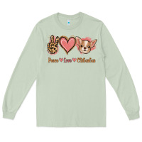 Matcha Peace Love Chihuahua Long Sleeve Tee - Jasminsmagicworld