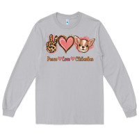 Moon Dust Peace Love Chihuahua Long Sleeve Tee - Jasminsmagicworld