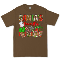 Cacao Santa's Favorite Phlebotomist Premium Tee - texasbilliewilder
