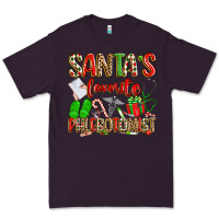 Plum Santa's Favorite Phlebotomist Premium Tee - texasbilliewilder