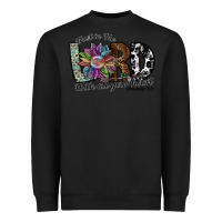Black trust in the lord with all your heart Heavyweight Sweatshirt - SublimationCraftShop