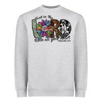 Trust In The Lord With All Your Heart Heavyweight Sweatshirt | Teevron