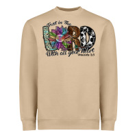 Mushroom trust in the lord with all your heart Heavyweight Sweatshirt - SublimationCraftShop