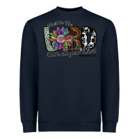 Navy trust in the lord with all your heart Heavyweight Sweatshirt - SublimationCraftShop