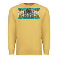 Antique Gold dog mom french  bulldog license plate template Premium Sweatshirt - BarkalooDesign