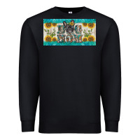 Black dog mom french  bulldog license plate template Premium Sweatshirt - BarkalooDesign