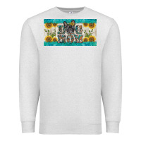 Oatmeal Heather dog mom french  bulldog license plate template Premium Sweatshirt - BarkalooDesign