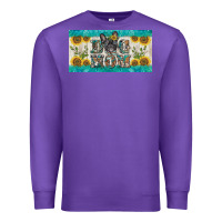 Purple dog mom french  bulldog license plate template Premium Sweatshirt - BarkalooDesign