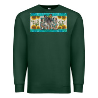 Sports Green dog mom french  bulldog license plate template Premium Sweatshirt - BarkalooDesign