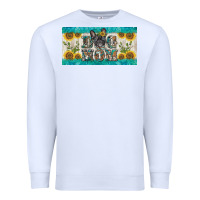 White dog mom french  bulldog license plate template Premium Sweatshirt - BarkalooDesign