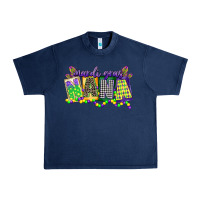 Navy mardi gras nana Urban Heavy Tee - CowGirlArtShop