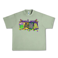Oil Green mardi gras nana Urban Heavy Tee - CowGirlArtShop