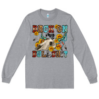 Heather Grey back on my bullshit western olivia Long Sleeve Tee - OliviaCreatesArt