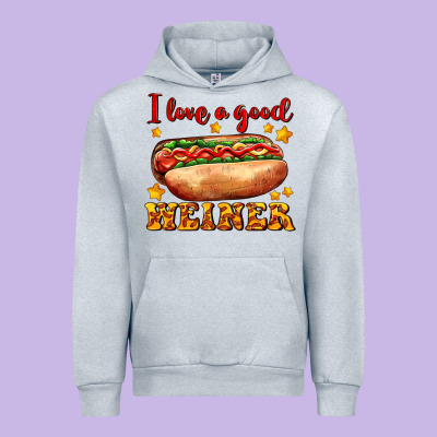 I Love A Good Weiner Urban Hoodie Designed By Adodesignshop