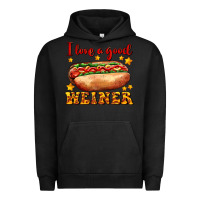 Pigment Black i love a good weiner Urban Hoodie - AdoDesignShop