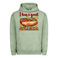 Pigment Oil Green i love a good weiner Urban Hoodie - AdoDesignShop