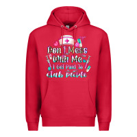 Cardinal Don't Mess With Me I Get Paid To Stab People Premium Hoodie - CowhideDigitalArt
