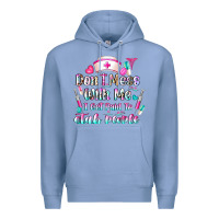 Colony Blue Don't Mess With Me I Get Paid To Stab People Premium Hoodie - CowhideDigitalArt
