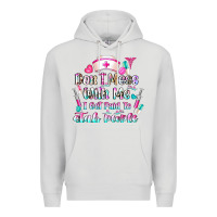 Dove Grey Don't Mess With Me I Get Paid To Stab People Premium Hoodie - CowhideDigitalArt