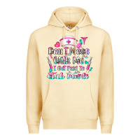 Pina Colada Don't Mess With Me I Get Paid To Stab People Premium Hoodie - CowhideDigitalArt