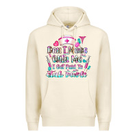Tofu Don't Mess With Me I Get Paid To Stab People Premium Hoodie - CowhideDigitalArt
