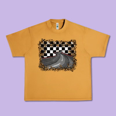 Leopard Racing  Background Urban Heavy Tee Designed By Ranaportraitstore