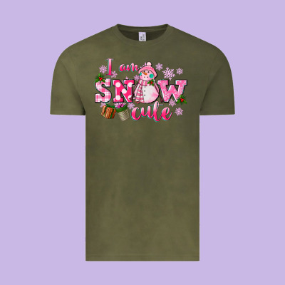 I Am Snow Cute Vintage Tee Designed By Cowgirlartshop