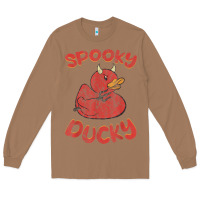 Toasted Coconut spooky devil rubber duck halloween Long Sleeve Tee - longCreatives